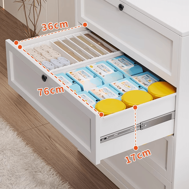 Trendy Steel Bachelor Chest/Lingerie Chest with 3/4/5 Drawers in Vertical/Horizontal Orientation thumbnail 7