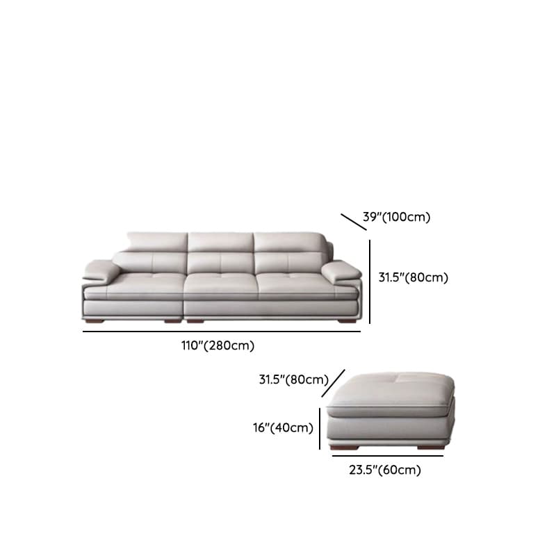 Straight Convertible Sofa for 5/1-Seater with Horizontal Orientation thumbnail 12