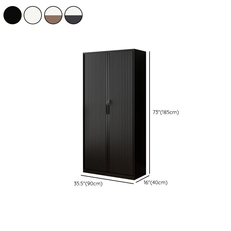 Steel Detached Rainproof Lockable Accent Cabinet with Sliding Door thumbnail 17