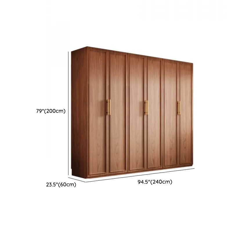 Acorn Minimalist Wooden Independent Wardrobe Closet with Soft Close Drawer, Soft Close Door, and Interior Shelves thumbnail 15