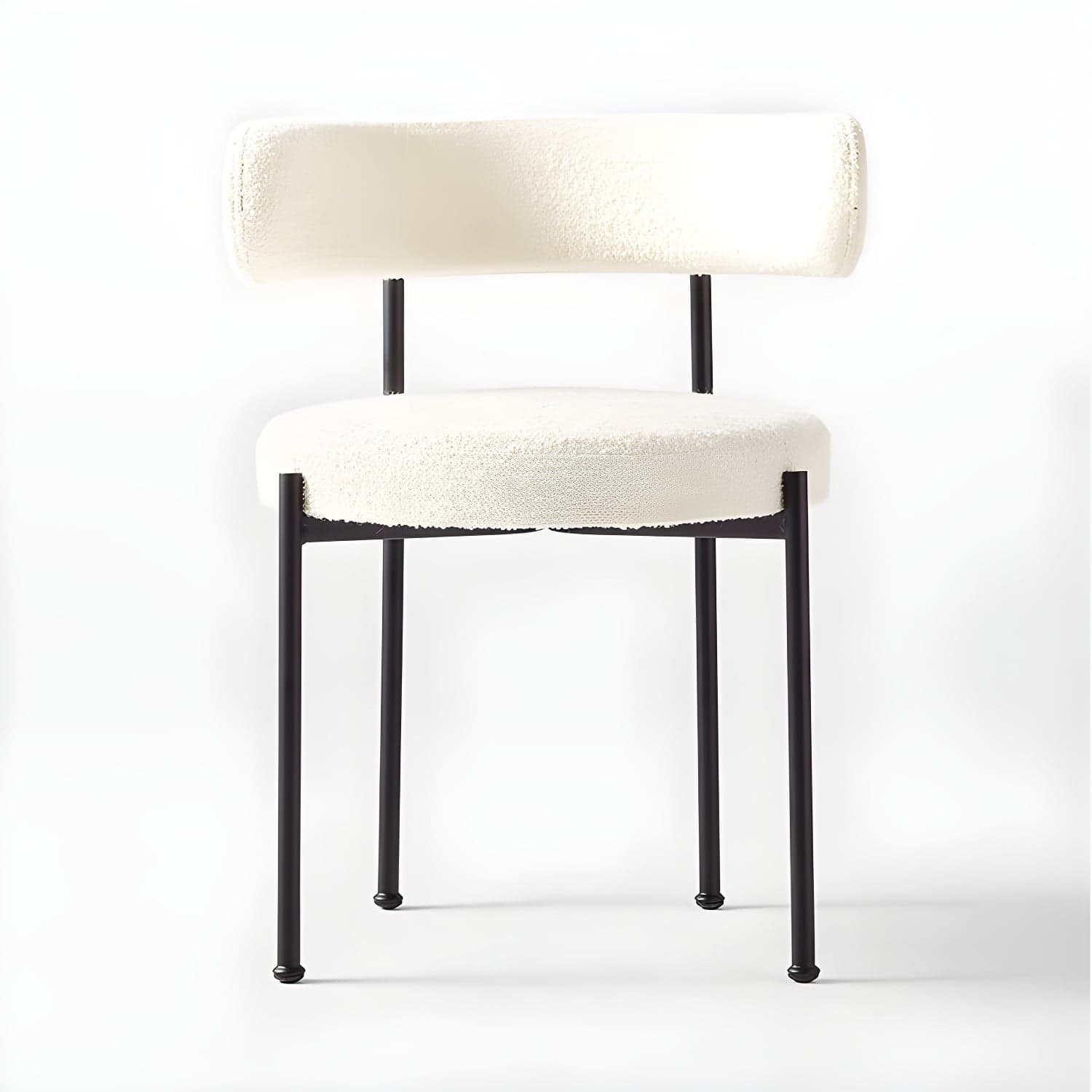 Modern Style Upholstered Side Chair Open Back Dining Chair for Dining Room thumbnail 7