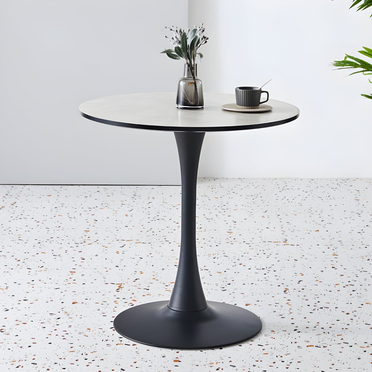 Tulip Dining Table Round Dining Table for Kitchen Dining Room thumbnail 2