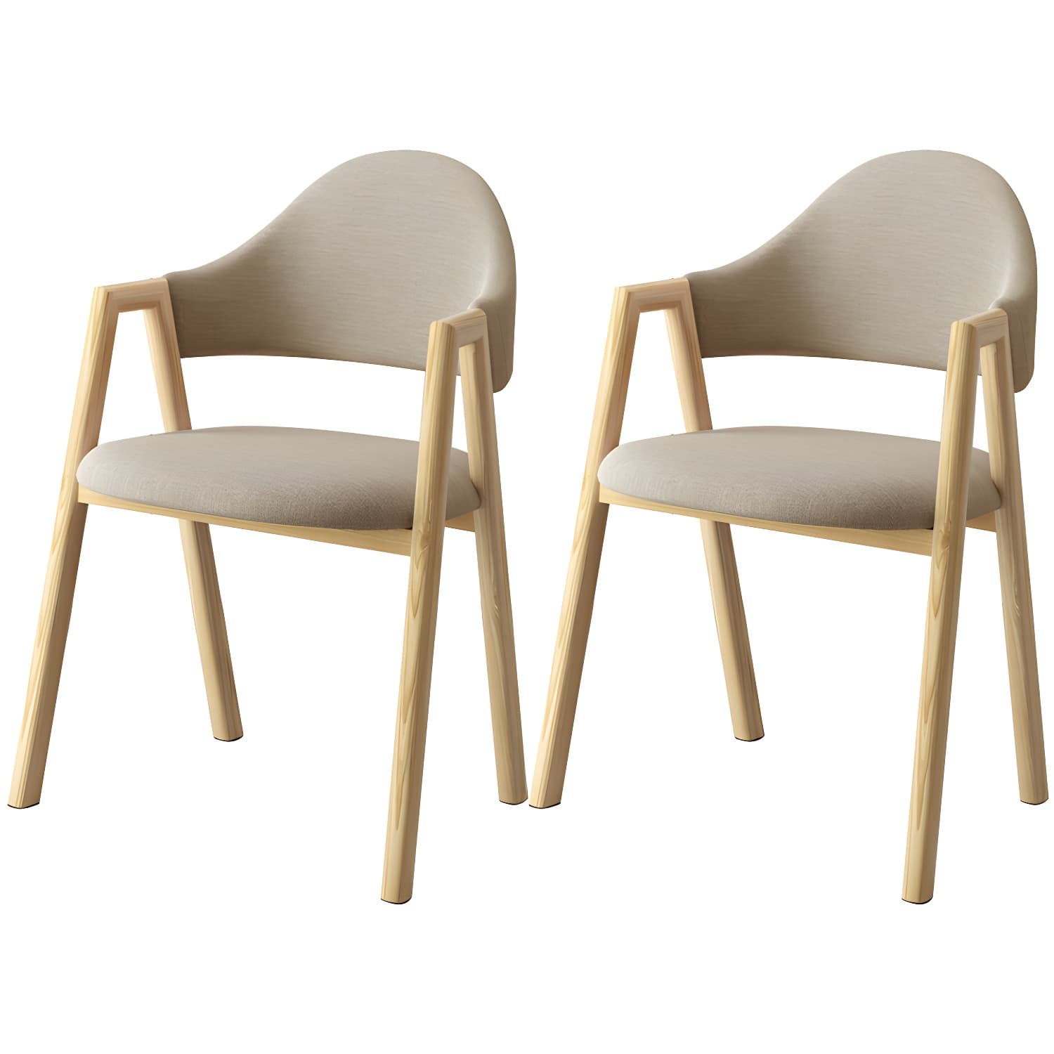 Scandinavian Study Room Metal Arm Chair Colorful Open Dining Chair with Natural Legs thumbnail 11