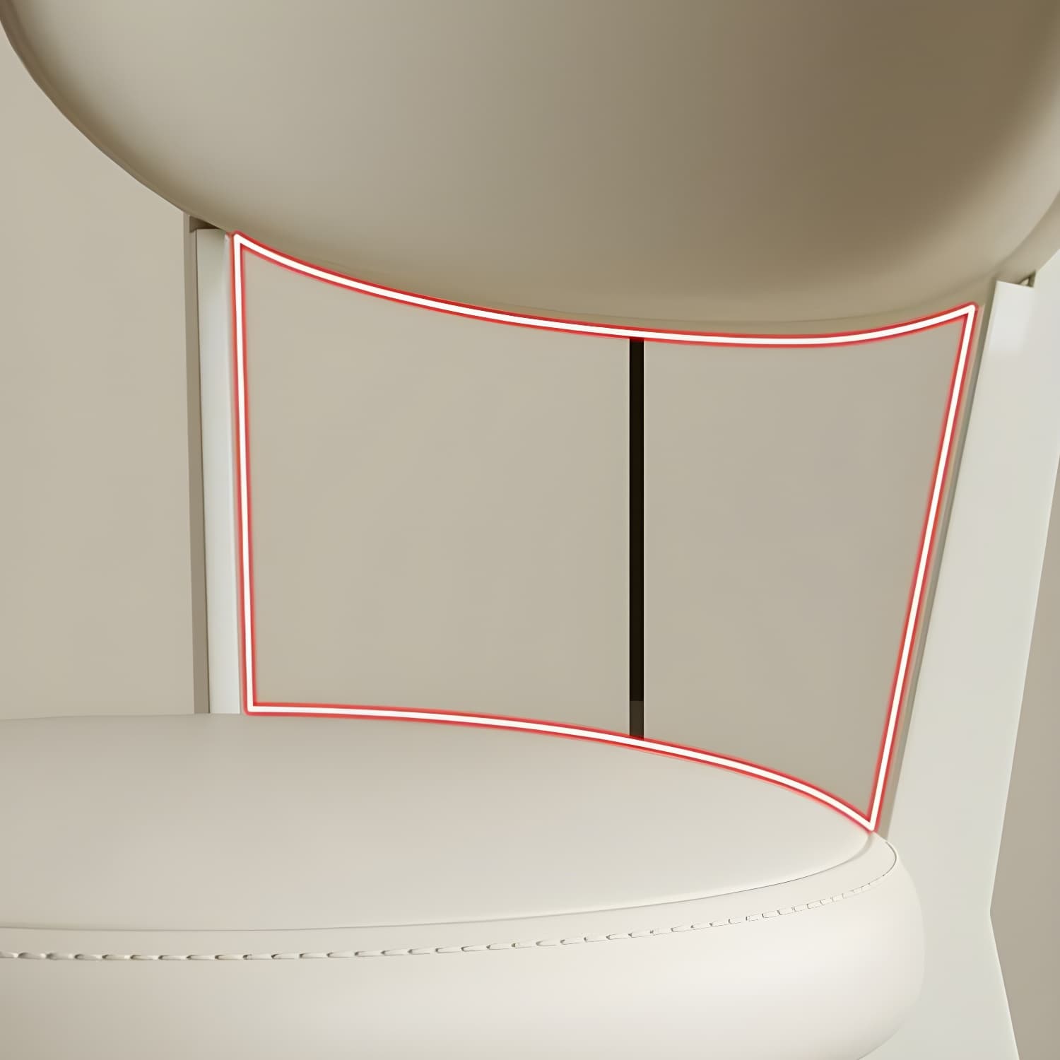 Dining Room Open Back Upholstered Dining Side Chair with Metal Frame thumbnail 13