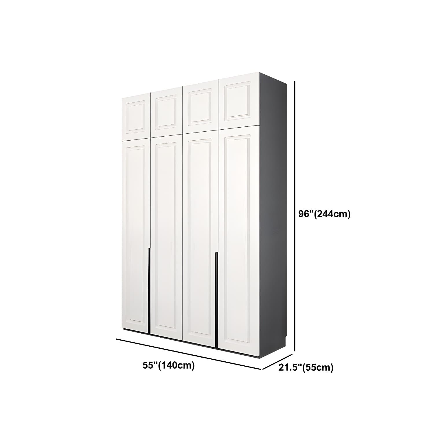 Modern Style Wooden Wardrobe Soft Close Door Wardrobe Closet with Drawer thumbnail 29