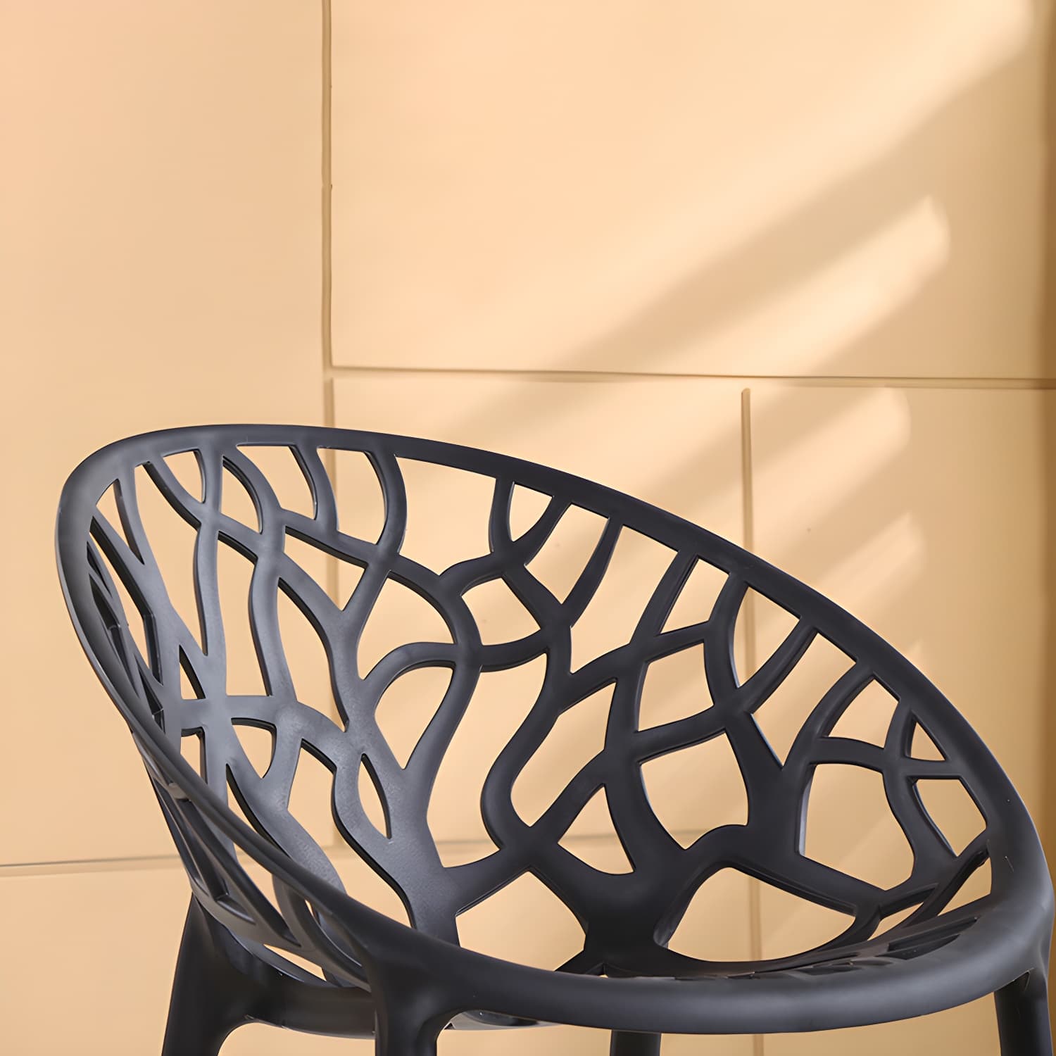 Contemporary Plastic Dining Room Chairs Armless Open Back Dining Side Chair for Restaurant thumbnail 17