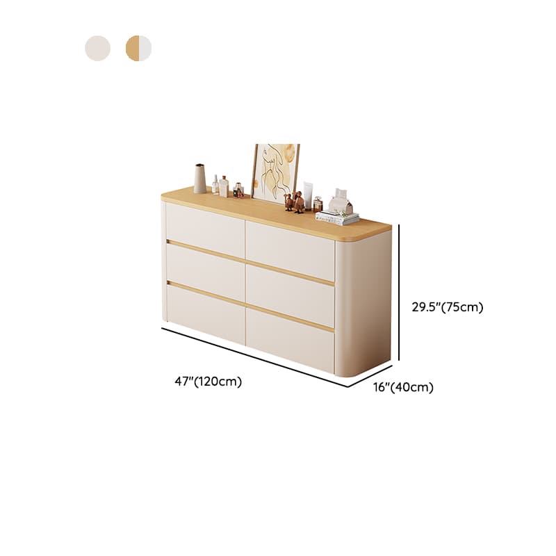 Casual Composite Wood Console Dresser/Bachelor Chest with 8/6/4 Drawers in Horizontal/Vertical Orientation thumbnail 13