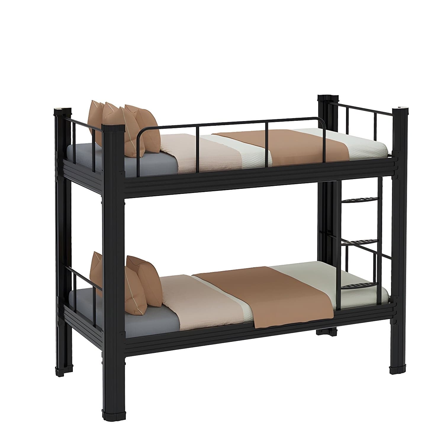 Sleek Iron Frame Modern Bed - Solid Construction and Clean Design for a Restful Sleep thumbnail 7