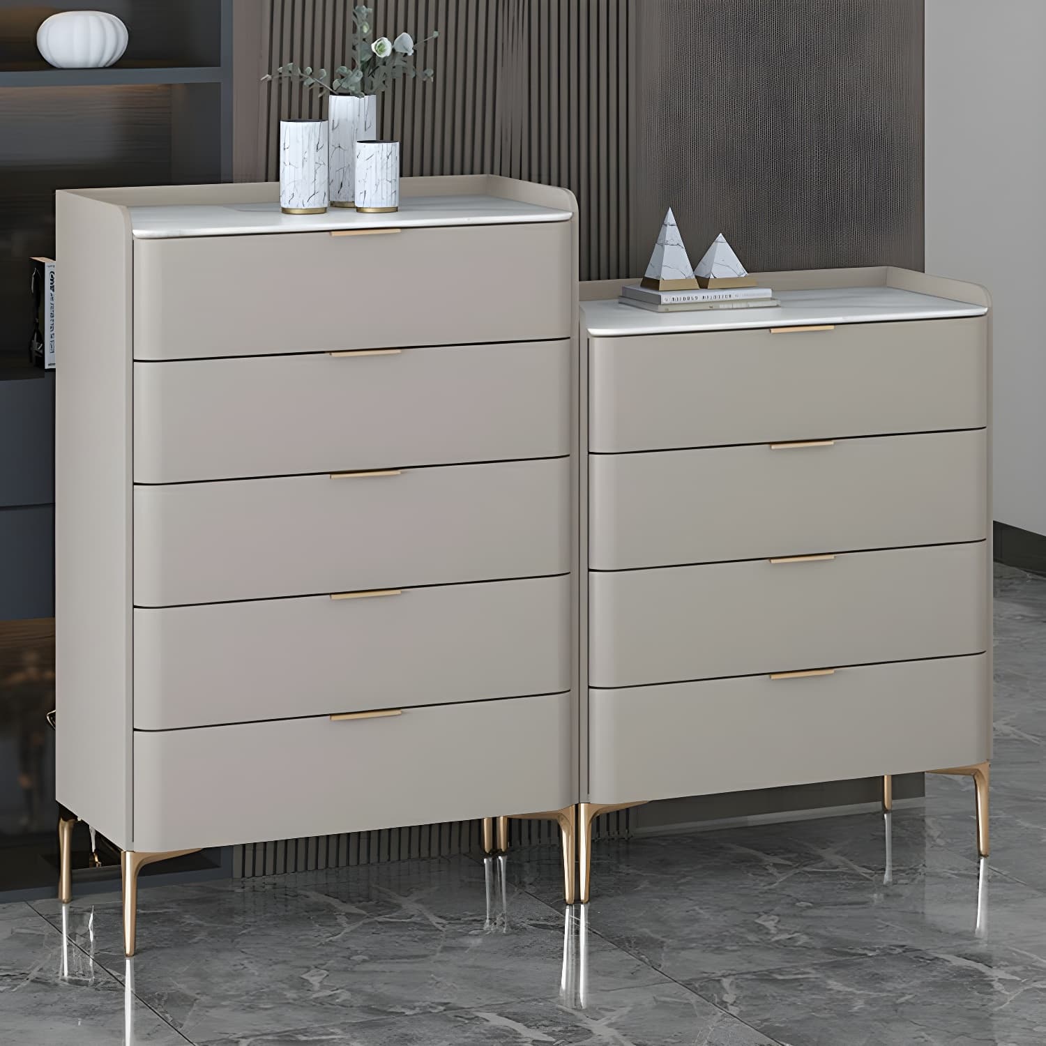 Modern Pine Wood Dresser with Drawers and Soft Close Glides in Narrow Design thumbnail 10