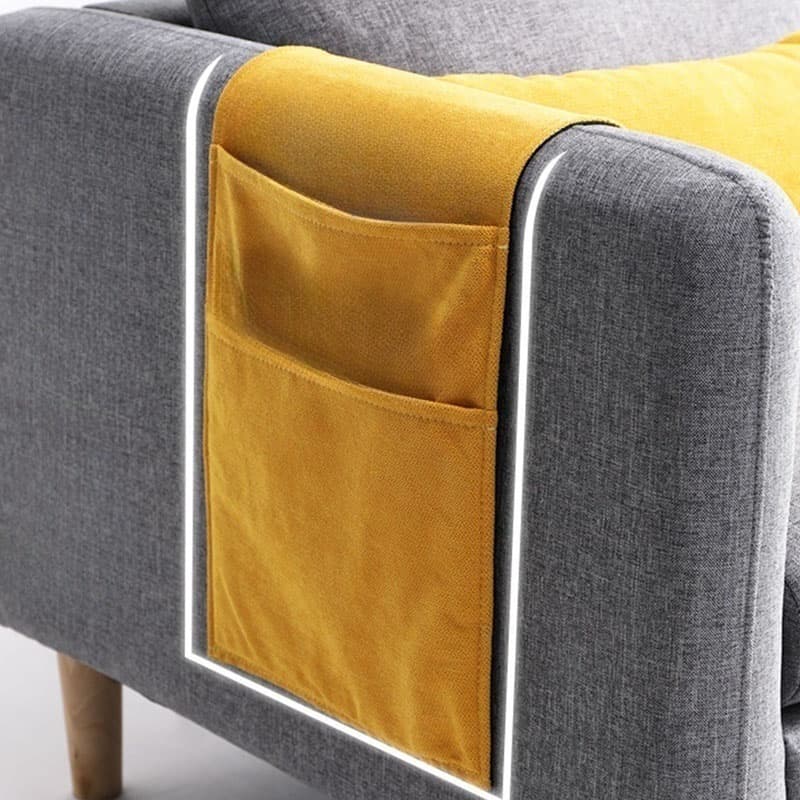 Modern Simple Style L-Shape Natural Wood Reversible Corner Sectional for Living Space thumbnail 23