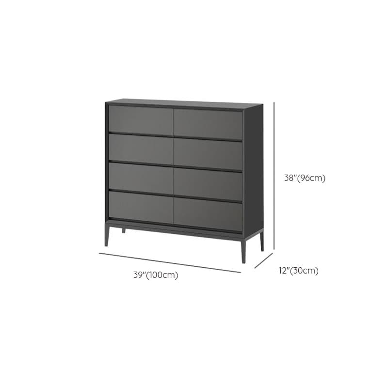 Trendy Raw Wood Console Dresser, Horizontal with 8 Drawers thumbnail 20