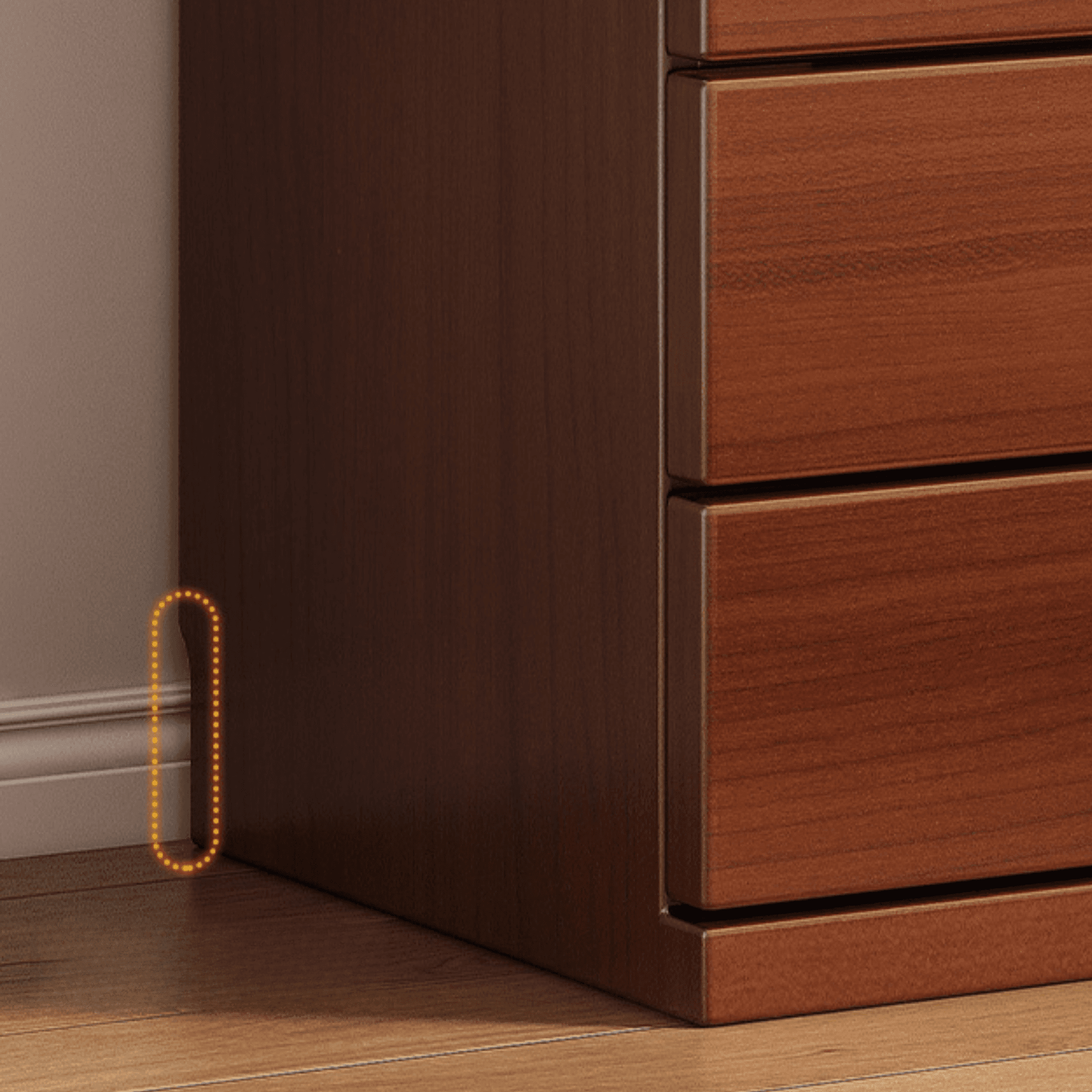 Simple Raw Wood Double Dresser with Multiple Drawer Configurations - Horizontal/Vertical thumbnail 9