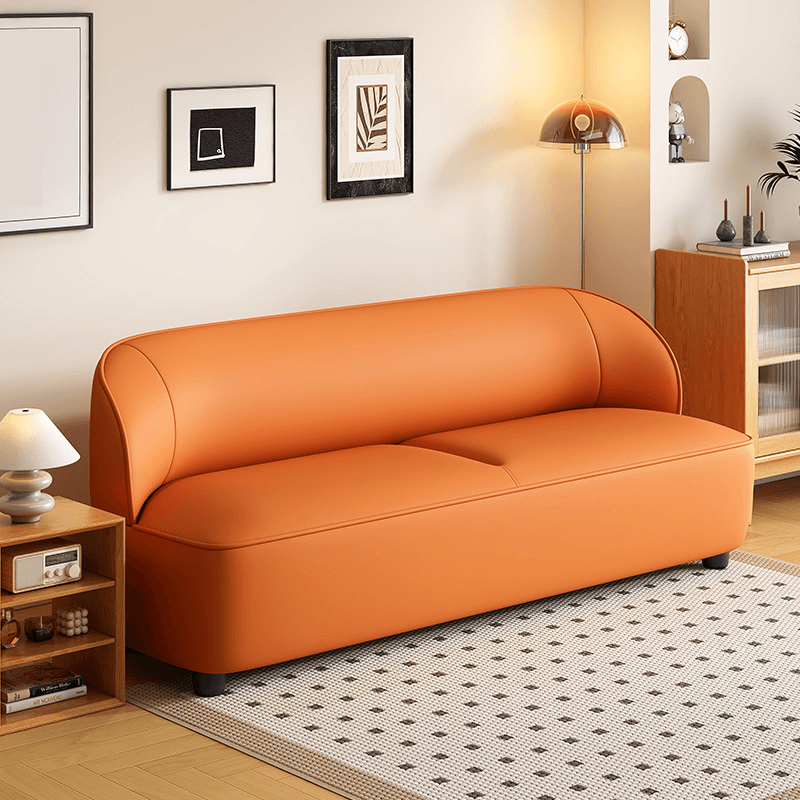 Modish Solid Color Scratch-durable Standard Sofa in Rose/Light Green/Tangerine Color for 2/4 Person/for 3 thumbnail 18