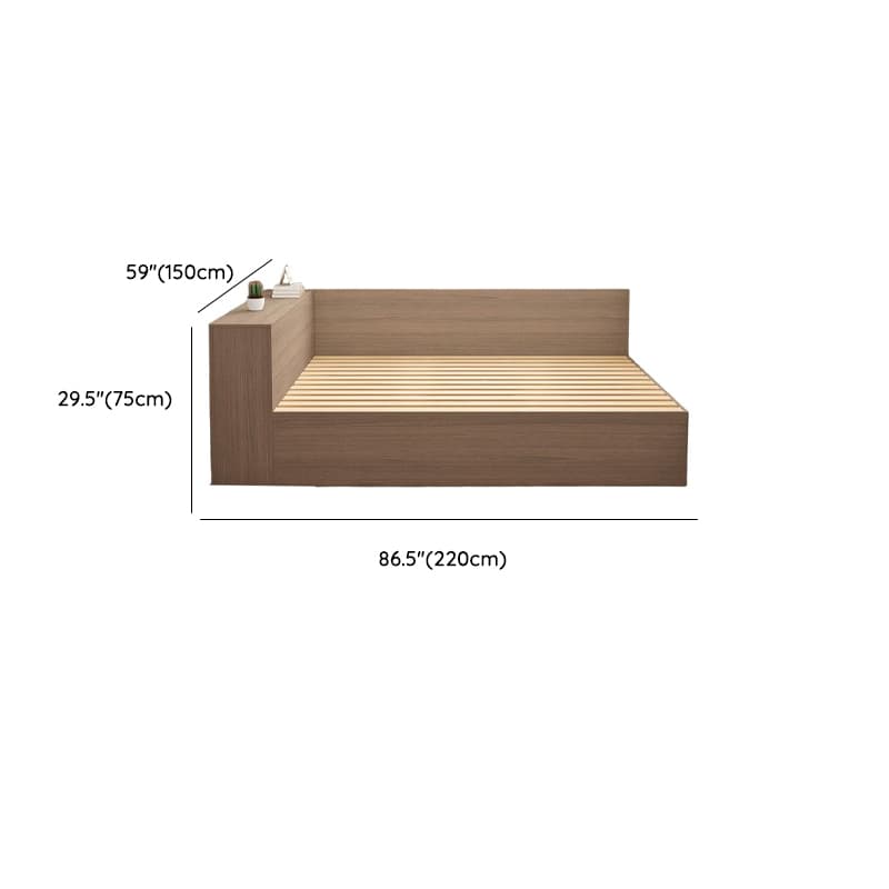 Natural Color Solid Color Tatami Bed for Bedroom thumbnail 8