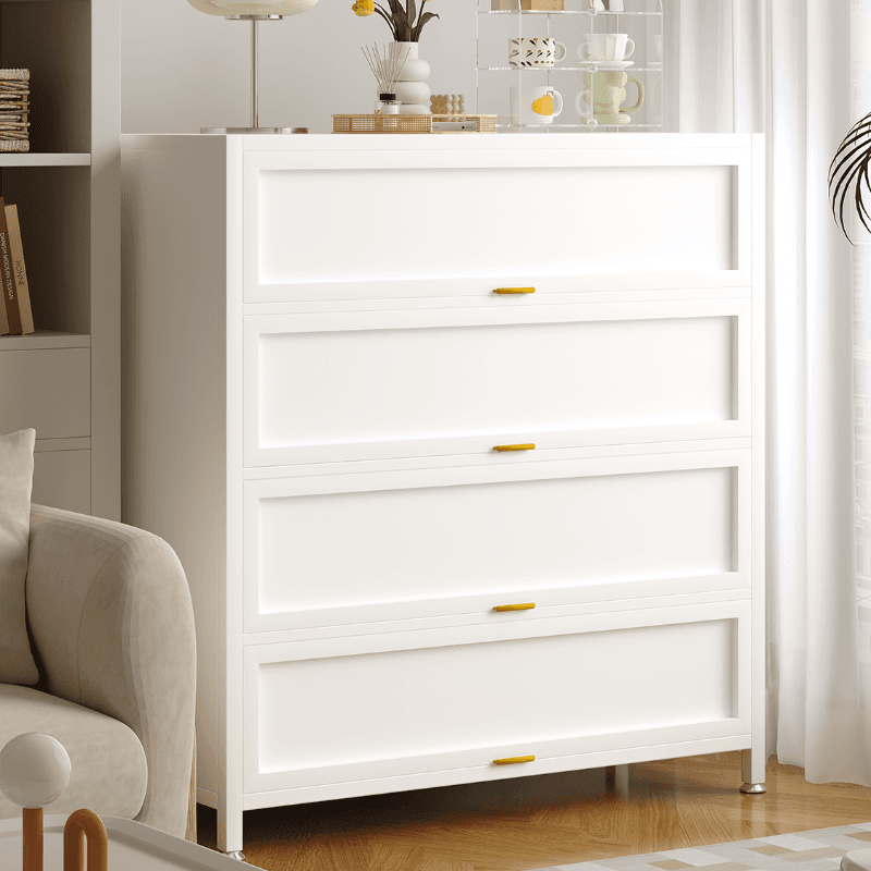 Casual Iron Desk Combo Dresser with Multiple Cabinets and Interior Shelves Options thumbnail 6