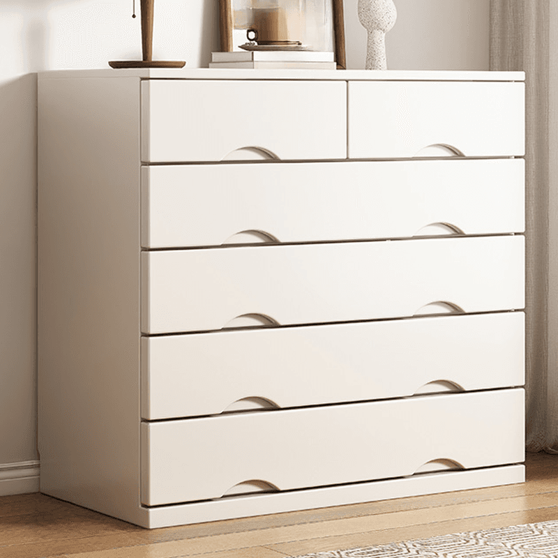 Simple Raw Wood Double Dresser with Multiple Drawer Configurations - Horizontal/Vertical thumbnail 4