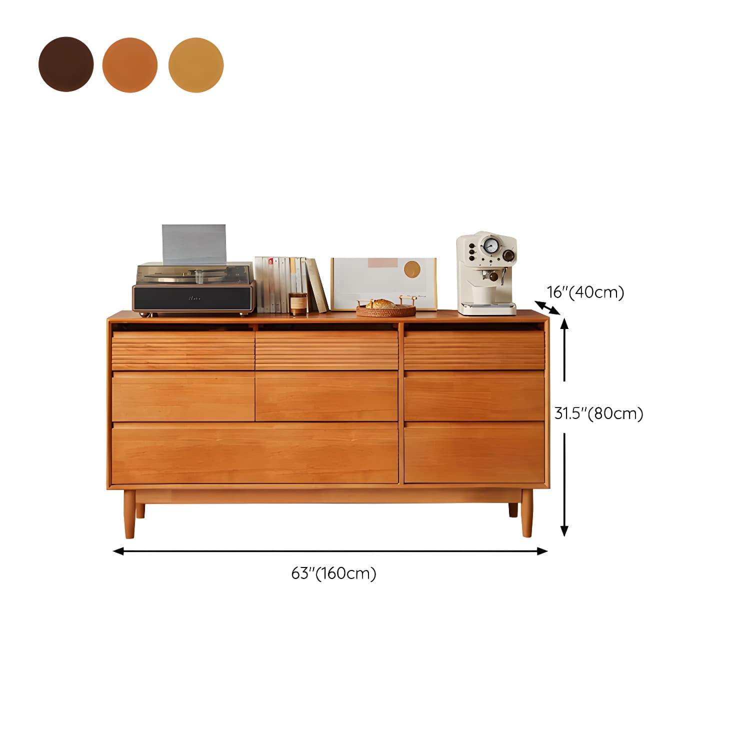 Cabinetry Concept Modern Wood Dresser with Drawers in Narrow Width thumbnail 26