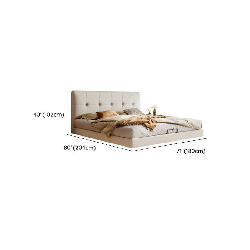 Solid Color Floating Bed with Stitch-tufted Design for Bedroom thumbnail 11