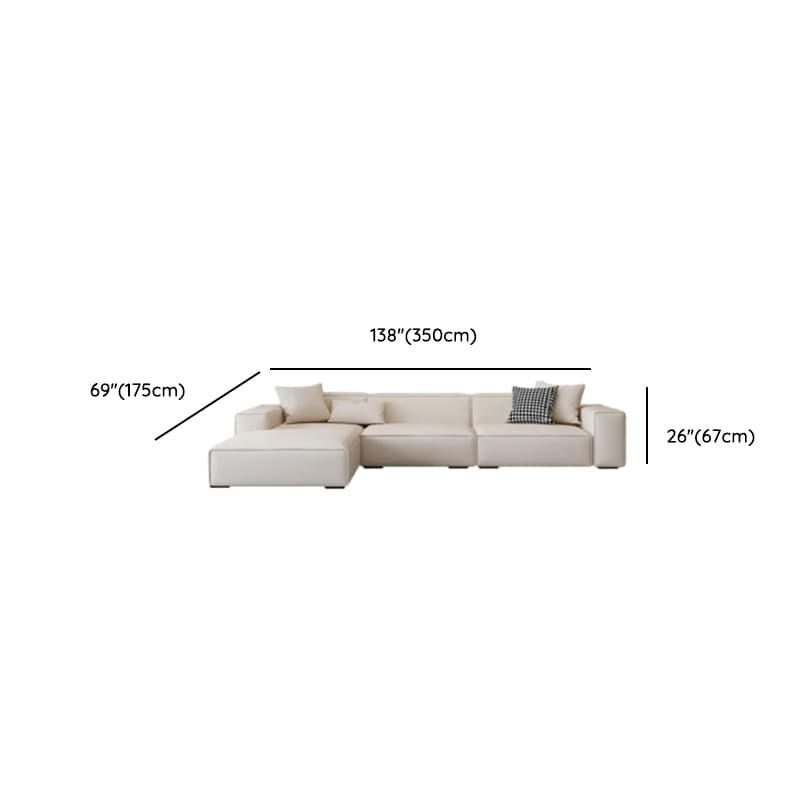 Straight/L-Shape Cotton Upholstered Sofa Couch/Corner Sectional with Horizontal/Left Orientation thumbnail 23