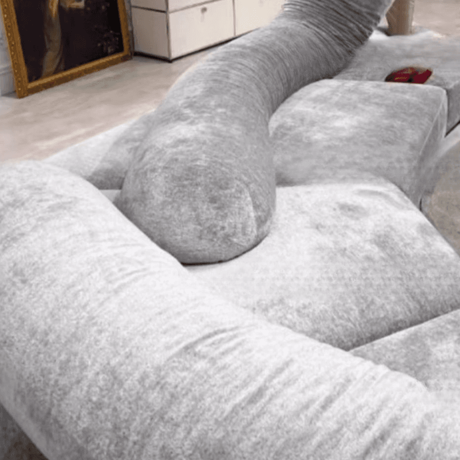L-Shape/Straight Sofa/Corner Sectional with Left/Horizontal Orientation and Button-tufted Detail thumbnail 5