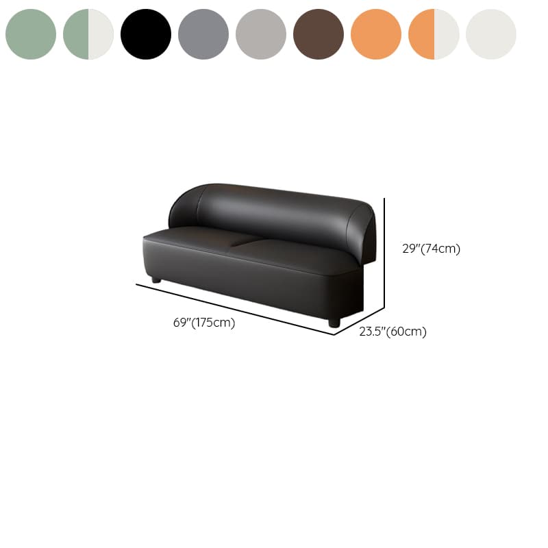Modish Solid Color Scratch-durable Standard Sofa in Rose/Light Green/Tangerine Color for 2/4 Person/for 3 thumbnail 23