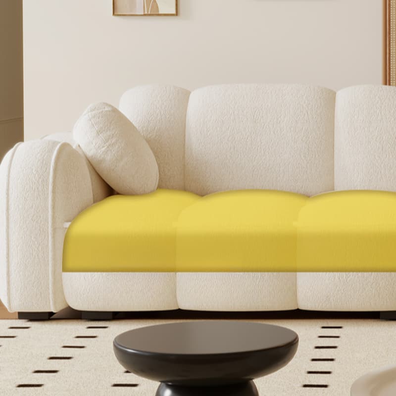 Drawing Room Standard Sofa in Midnight Black/Light Gray/Light Brown with Armrest thumbnail 12