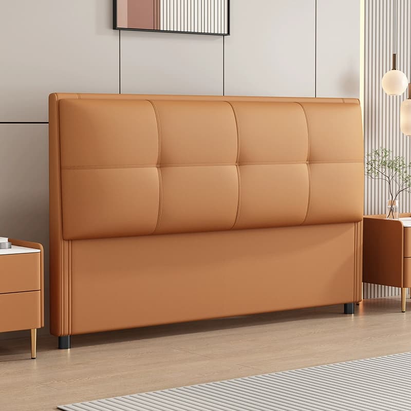 Modish Style Pine Wood Panel Headboard with No Distressing, Rectangle Shape for King/Queen/Full Bed, Featuring Sponge Upholstery Fill and Standard Height thumbnail 6