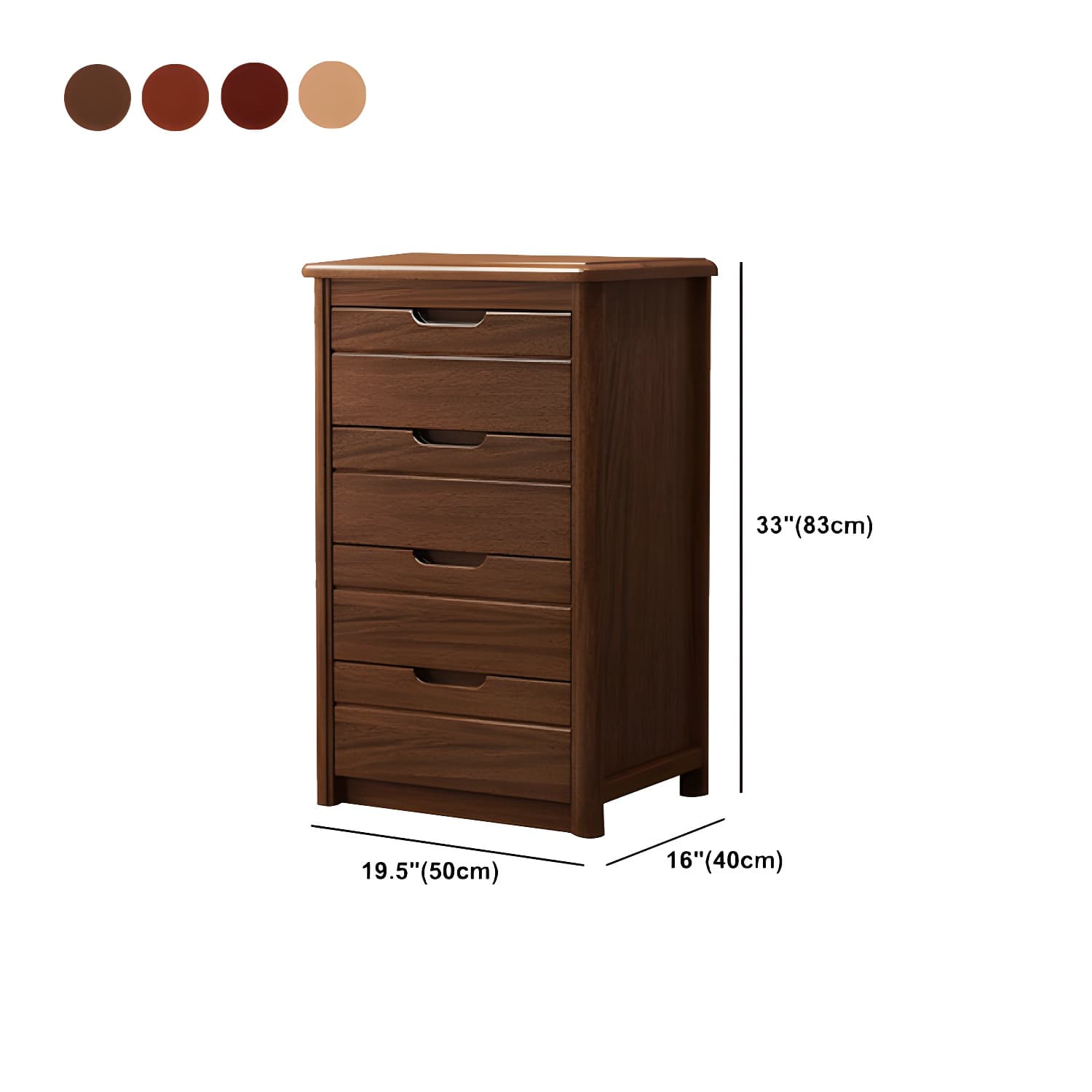 Wooden Lingerie Chest Modern Storage Chest with 3 / 4 / 5 Drawers thumbnail 16