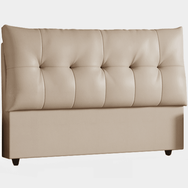 Trendy Panel Headboard with No Distressing, Piled Tufted Rectangle for Queen/Full Bed, Sponge Upholstery Fill, Standard Height thumbnail 9