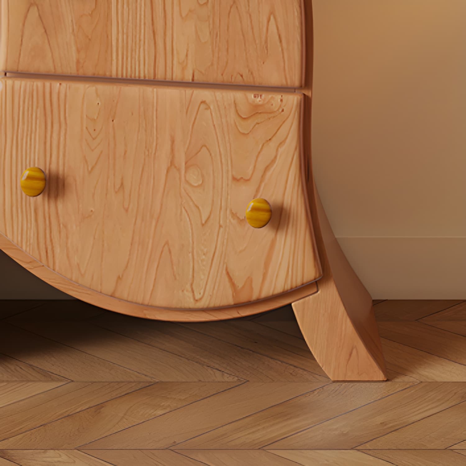 Rectangular Modern Accent Chest with Drawers and Cabinet Not Included- 85cm x 34cm x 130cm thumbnail 13