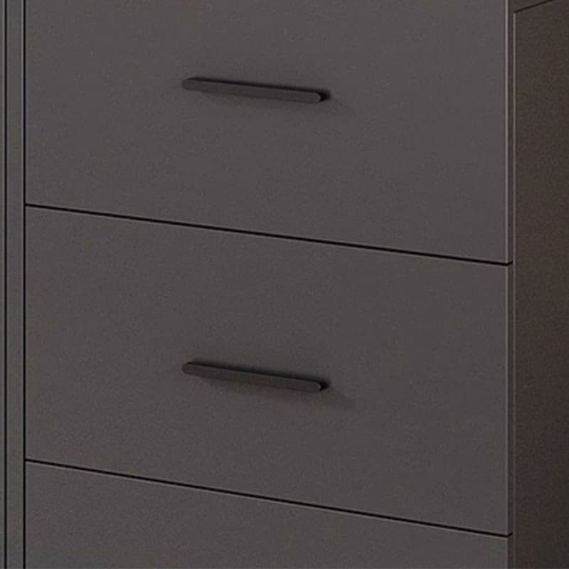 Trendy Charcoal Interior Shelves with Soft Close Drawer and Soft Close Door Timber Cabinet Armoire thumbnail 7
