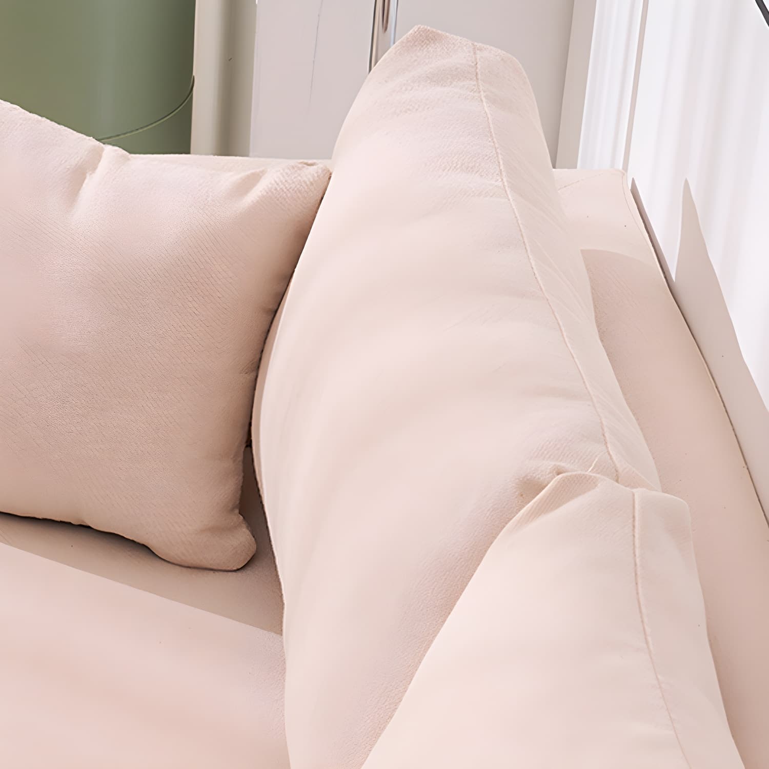 21.25" High Sofa with 2 Pillows Velvet Tuxedo Arm Sofa with Storage thumbnail 20