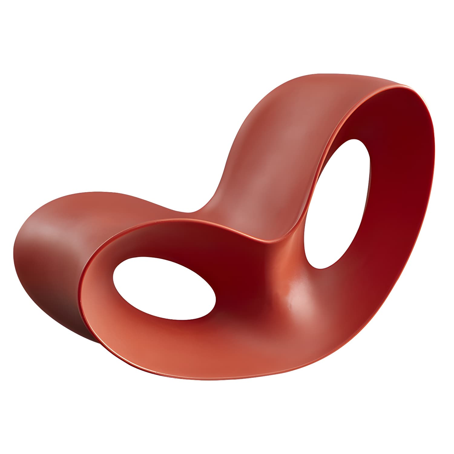 Contemporary Rocking Accent Chair Plastic & Acrylic Rocker Chair - image 16