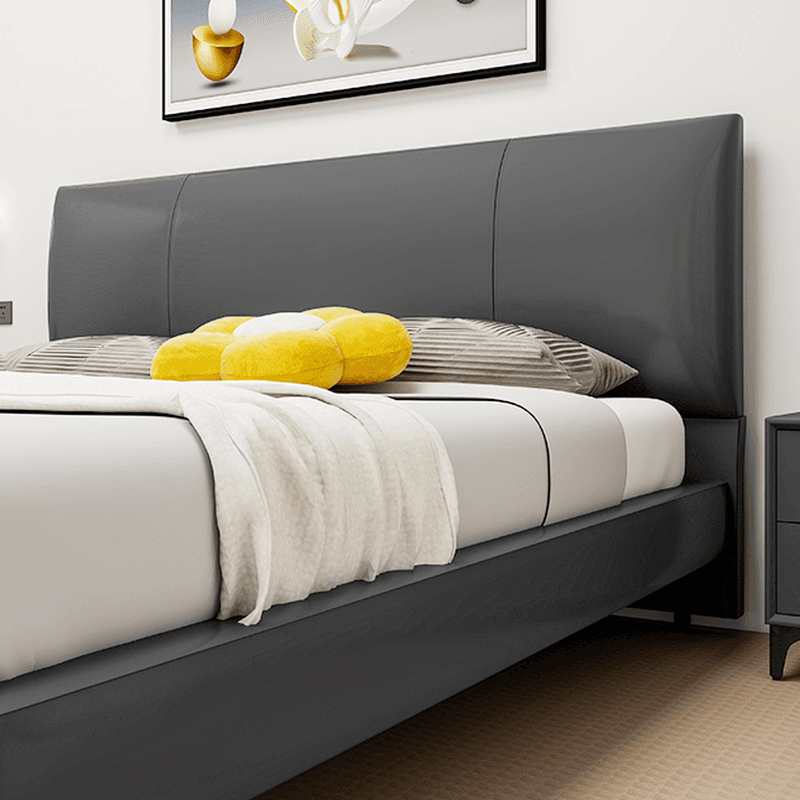 Simplistic Style Panel Headboard in Natural Wood with No Distressing, Rectangular Shape for Queen/Full/Twin XL Bed, Featuring Sponge Upholstery and Standard Height thumbnail 11