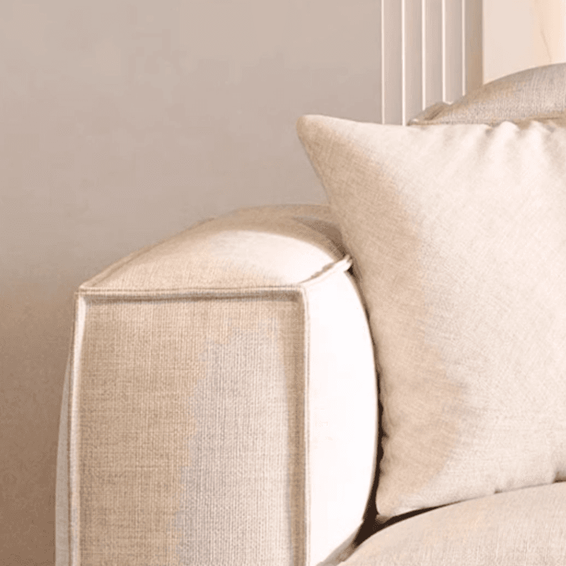 Straight/L-Shape Cotton Upholstered Sofa Couch/Corner Sectional with Horizontal/Left Orientation thumbnail 6