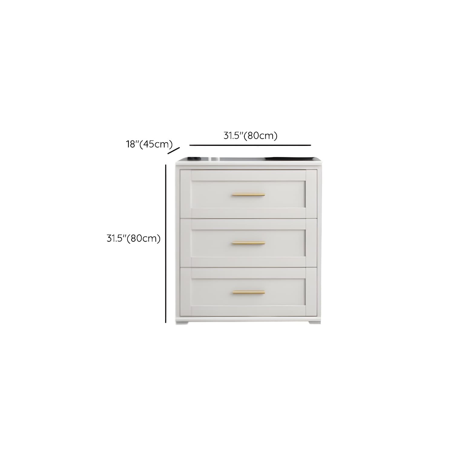 Classic Glam Storage Chest Solid Wood Storage Chest Dresser , 17.55 Inch Width - image 9
