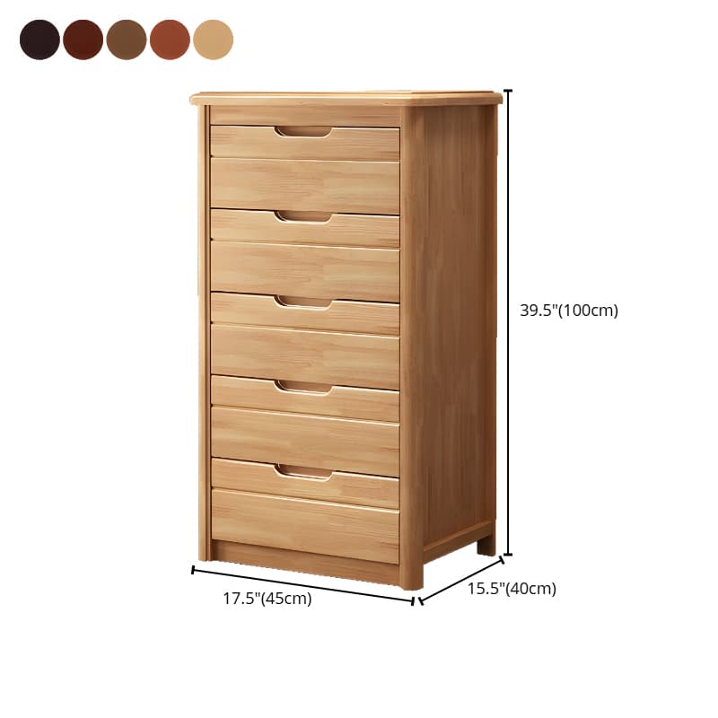 Traditional Wood Dresser with Drawers - Narrow Vertical Design - 40cm Width - Self Close Glides thumbnail 16