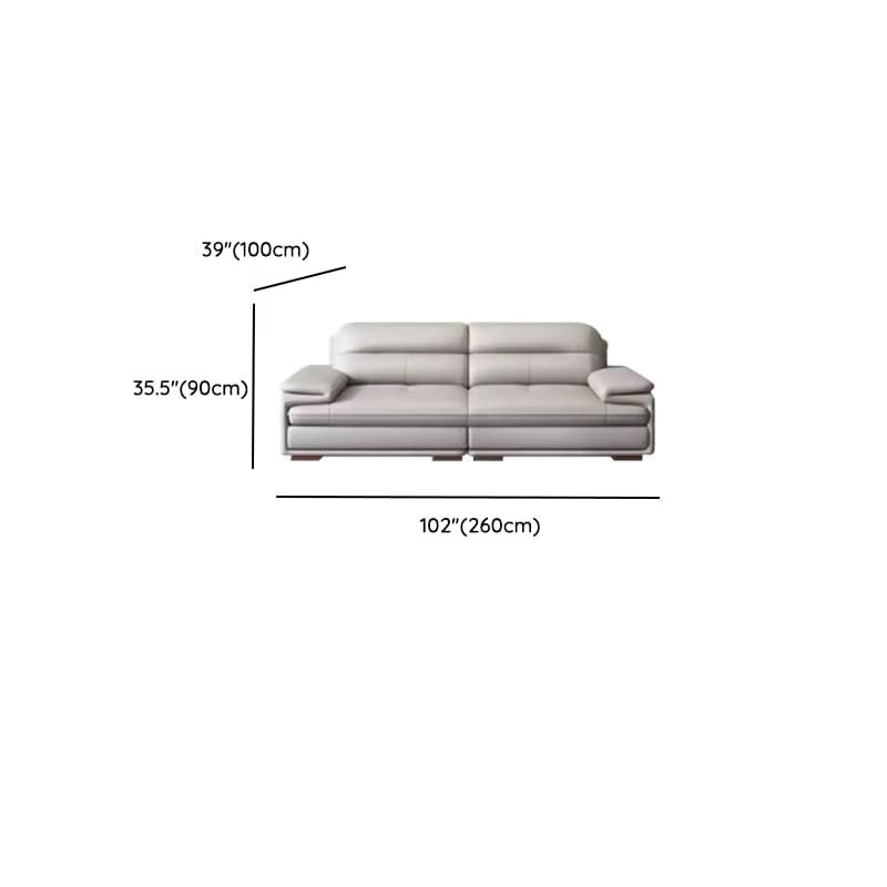 Versatile Straight/L-Shape White Sofa/Sofa Recliner with Horizontal/Right Hand Facing Orientation thumbnail 11