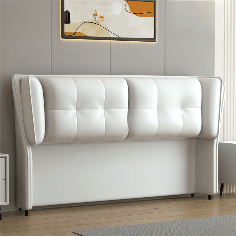 Casual Free-standing Standard Full(54"W x 75"L) Panel Wood/ Upholstery No Distressing With Legs and Button-tufted thumbnail 1