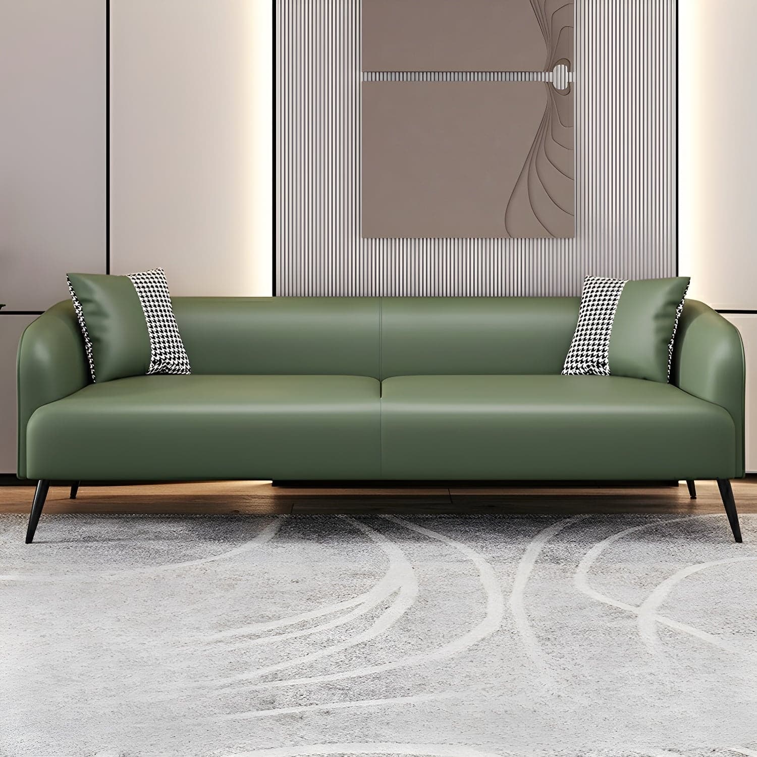 3-Seater Modern 69" L Standard Sofa with Tight Back for Living Room thumbnail 9