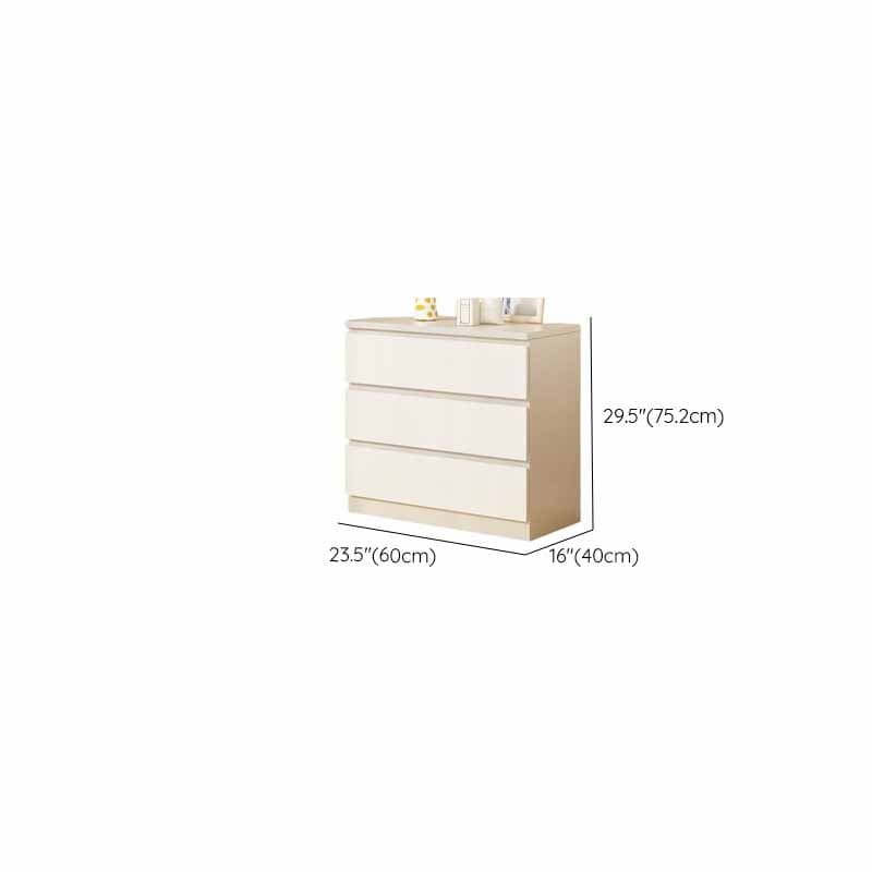 White Simple Manufactured Wood Console Dresser/Bachelor Chest/Lingerie Chest with 10/5/8 Drawers in Horizontal/Vertical Orientation thumbnail 7