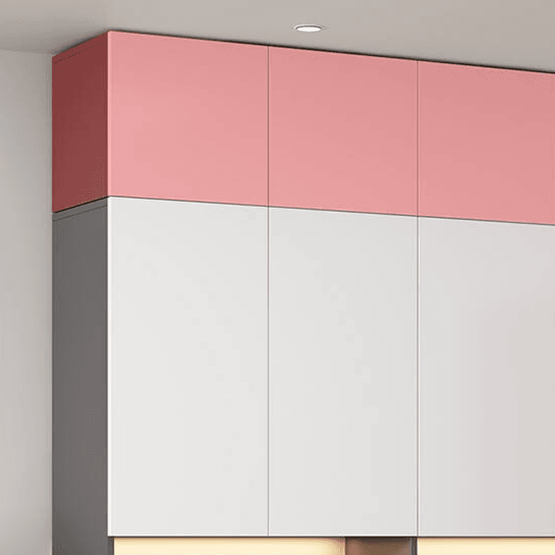 Trendy Rectangle Accent Cabinet with Hutch, Changeable Shelf, Groove Handles, Multi-Color Top, and Soft Close Drawer thumbnail 8