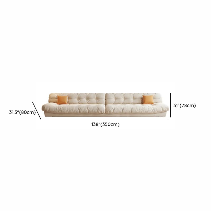 L-Shape/Straight Sofa/Corner Sectional, Left/Horizontal Orientation with Button-tufted Detail thumbnail 13