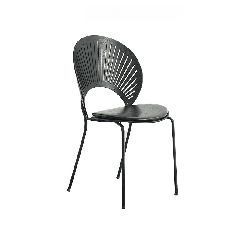 Dining Room Sturdy Side Chair with Outlined Frame and Foot Pads thumbnail 28