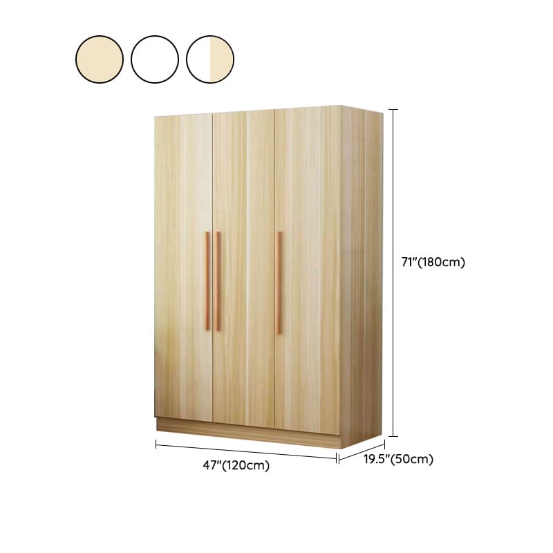 Modern Manufactured Wood Cabinet Armoire with Interior Shelves, Clothing Rod and Soft Close Door thumbnail 14