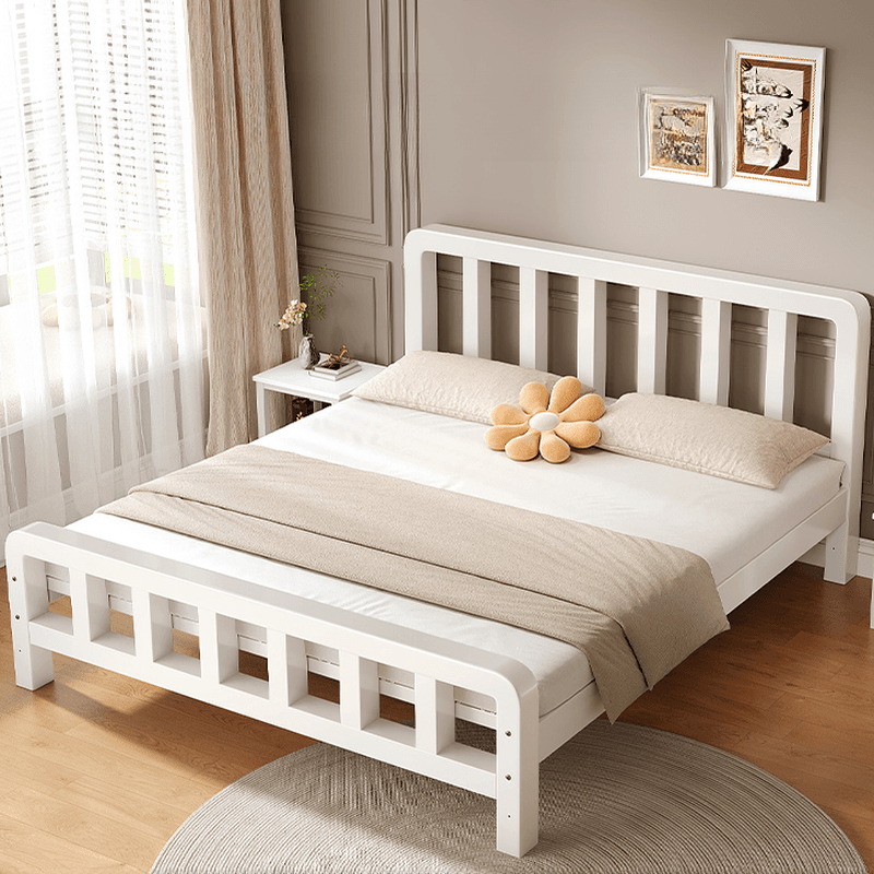 Solid Color Iron Slat Bed for Living Room thumbnail 4