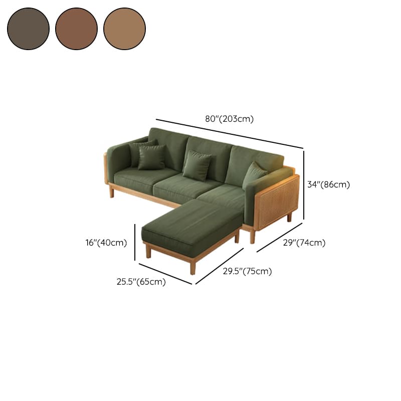 Victorian Style Jade Green Sofa Couch/Single Sofa for Sitting Room with 1 to 5 Pillows thumbnail 31