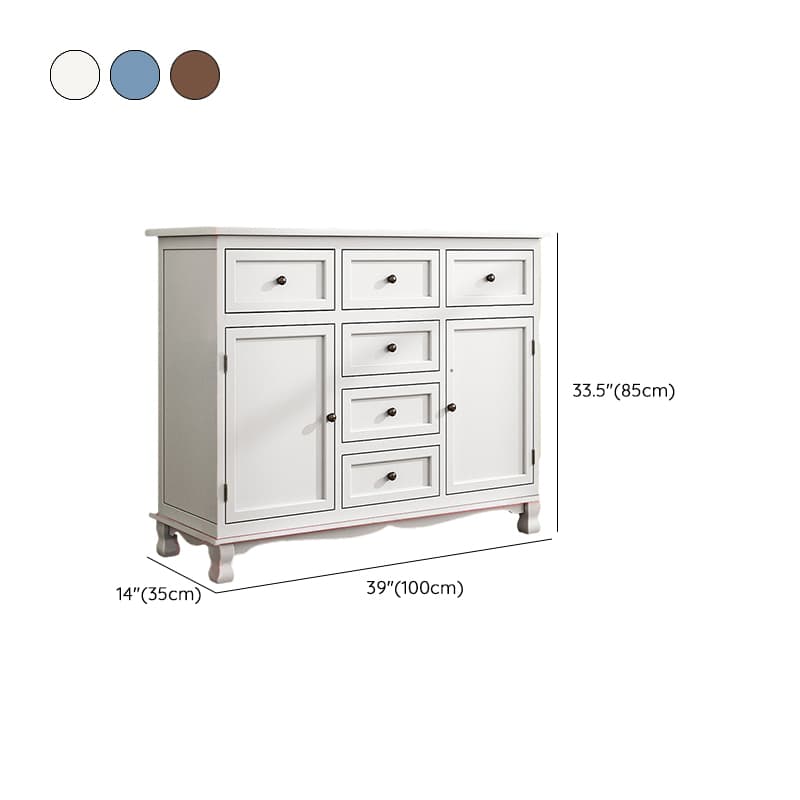 Wooden Bronze Solid Wood Dressers & Chests with Drawers Metal Handle, No Assembly - image 23