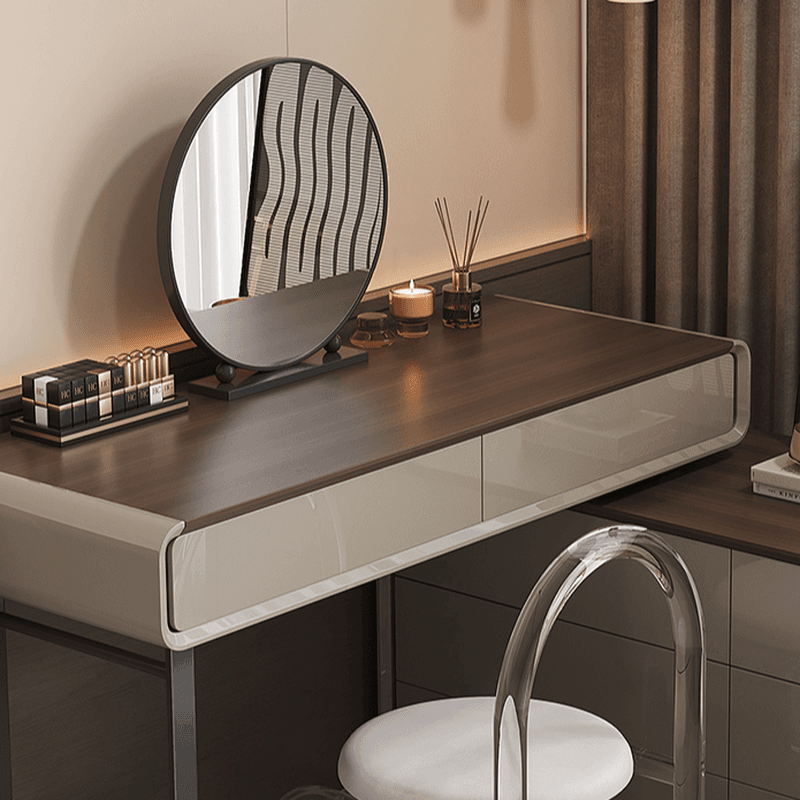 Multi-Purpose Vanity Set with Lighting, Scalable Telescopic Design, Push-Pull 2-in-1 Vanity, Adjustable Touch and Brightness thumbnail 5