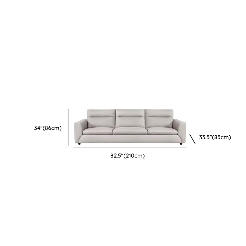 Durable Straight Scratch-proofed Sofa Couch with Pillow Back, Faux Leather, 2-piece Set, Horizontal Orientation, Square Arm thumbnail 11